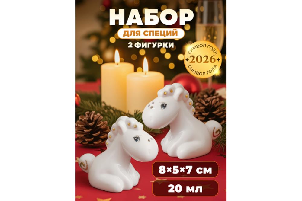 Набор для специй 2 предмета 8,5х5х7,5 см 