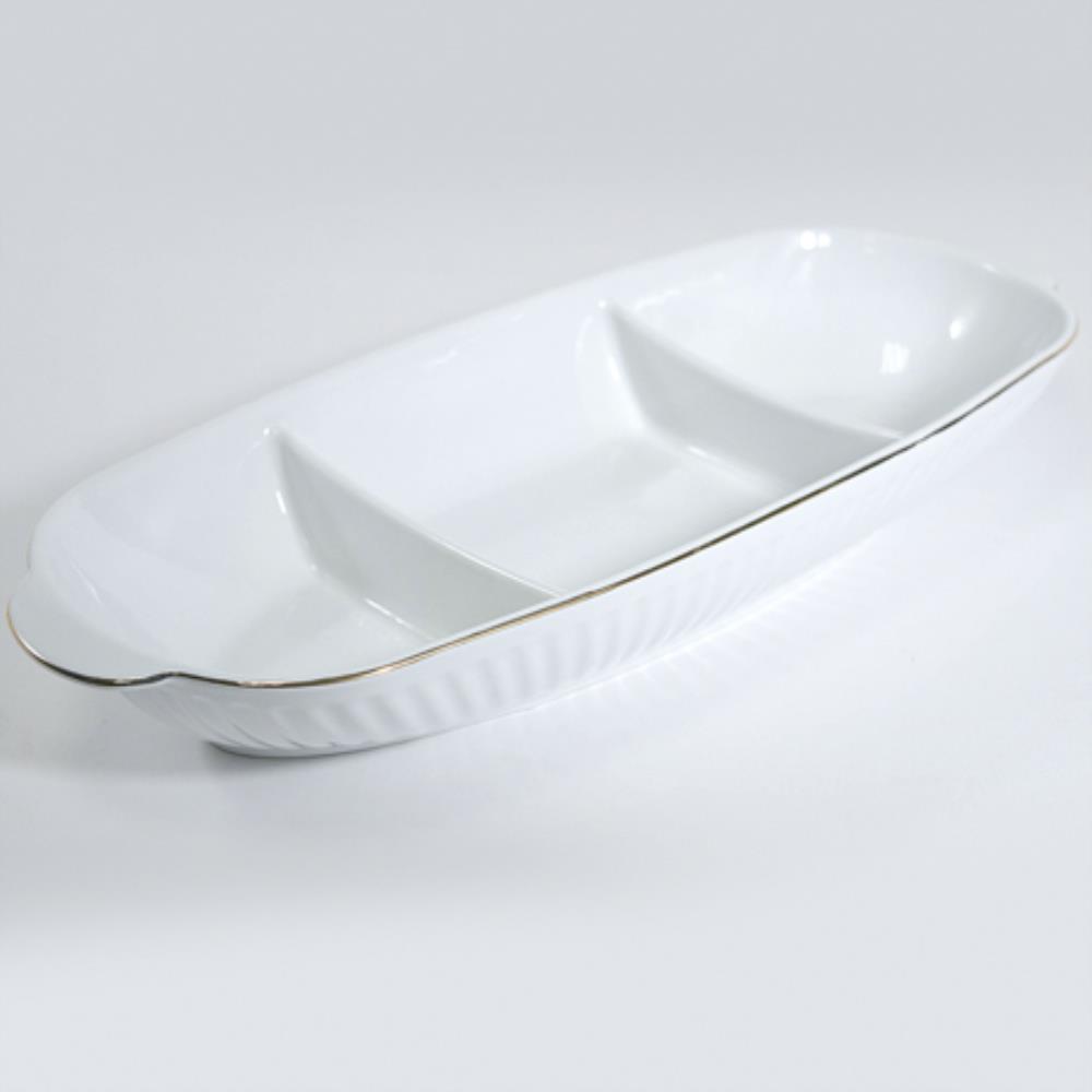 90091-430 Блюдо сервировочное для подачи керамика 42х16,5х6,5 LR (х8)