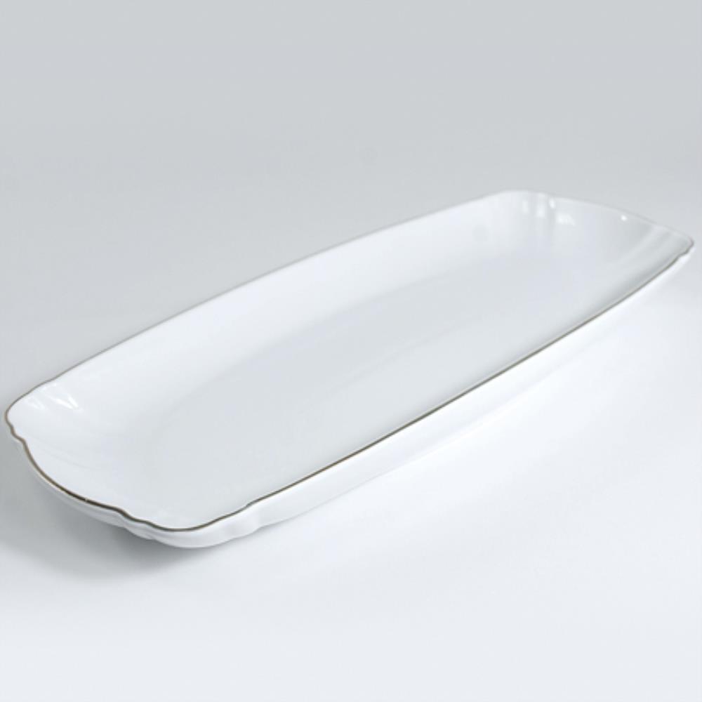 90082-651S Блюдо сервировочное для подачи керамика 38,5х15х5 LR (х8)