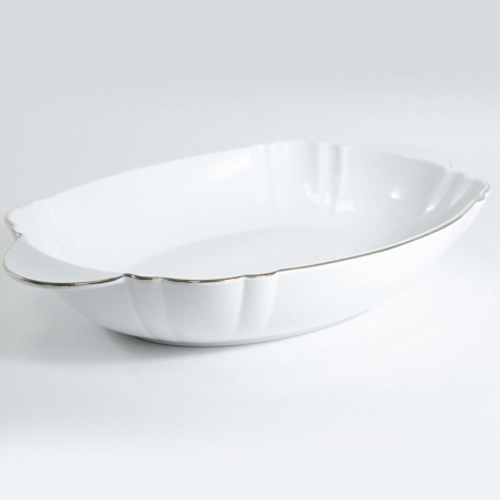 90081-650L Блюдо сервировочное для подачи керамика 43,5х27,5х8 LR (х8)