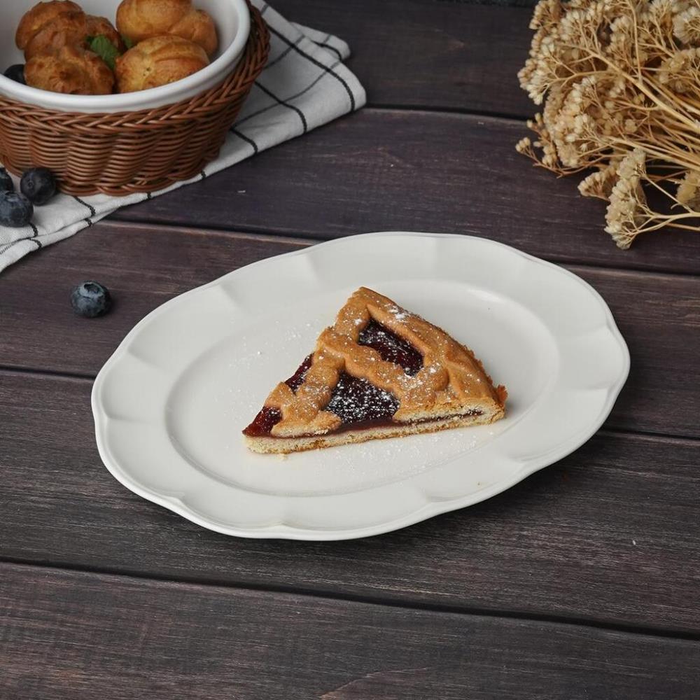 Retro Ritz & Bella-White Блюдо овальное 24*18*1,8см, фарфор 