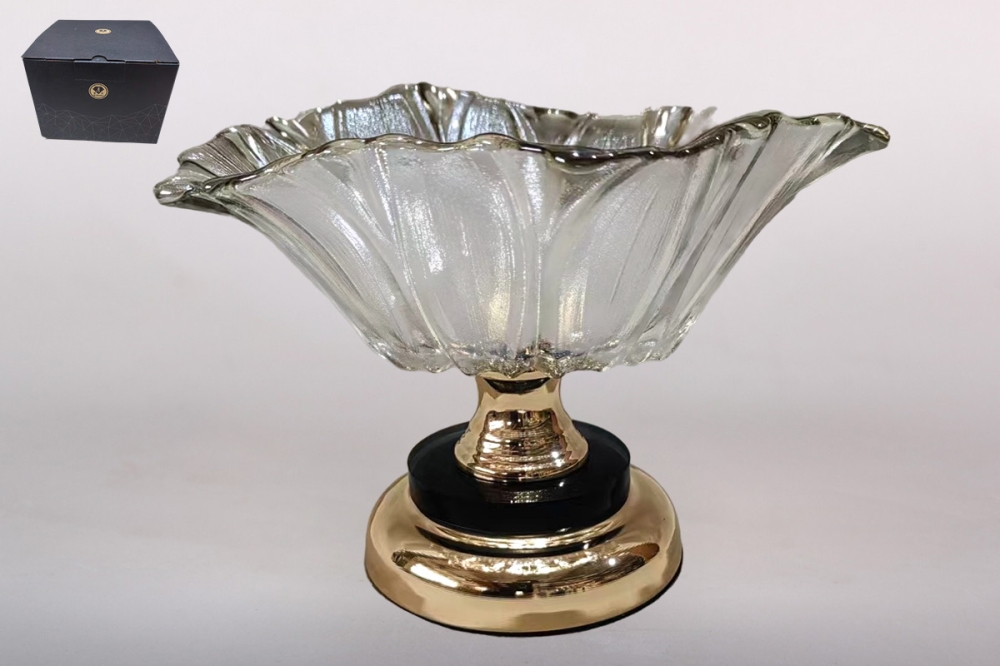 Блюдо сервировочное на ножке 19х13см  кратно 1