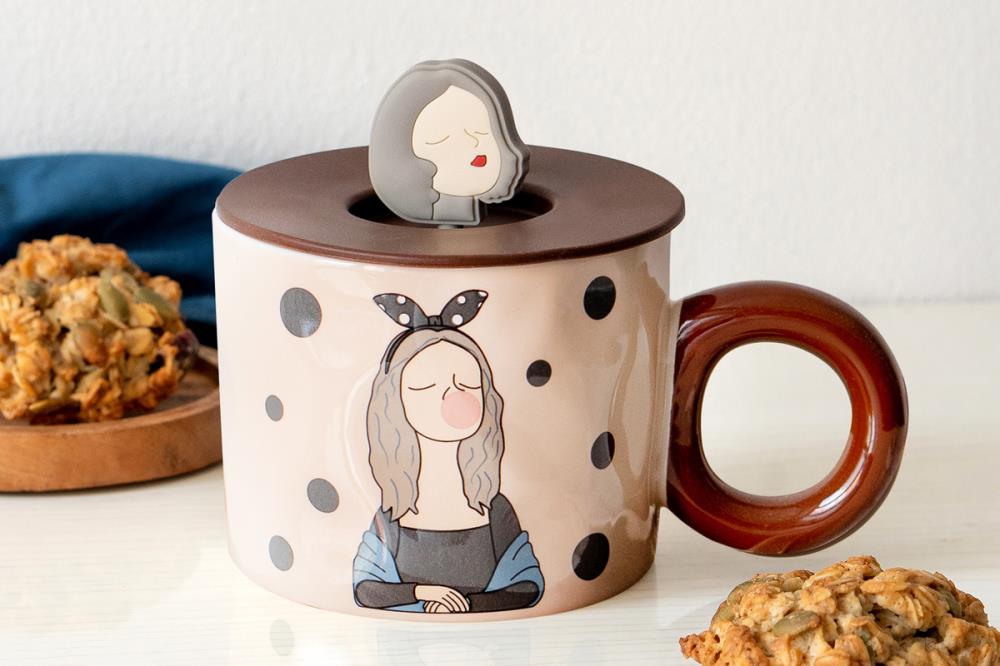 Кружка 400мл № 3 платье с накидкой п/у   кратно 1