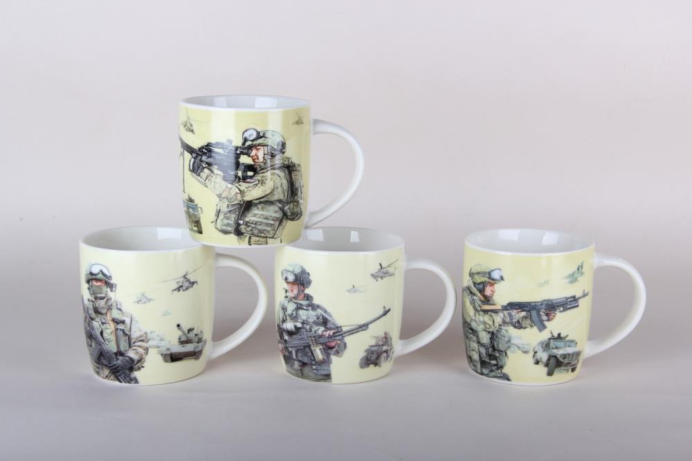 Кружка 350 мл Произвольный рисунок (любой из 4) кратно 1 Кружка 350 мл Произвольный рисунок (любой из 4) кратно 1