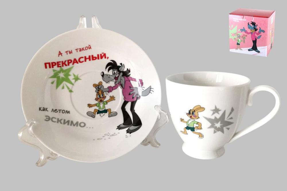 Ну,Погоди! Пара чайная круглая 440мл п/уп кратно 1