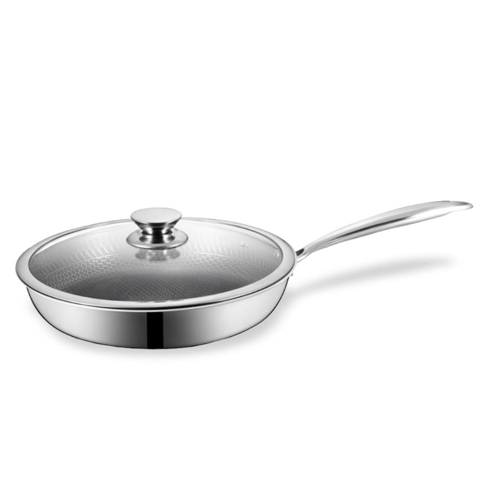MR-1216-26 Сковор.с крыш.Maestro 3-х сл.нерж.ст.антипр.покр инд.дно