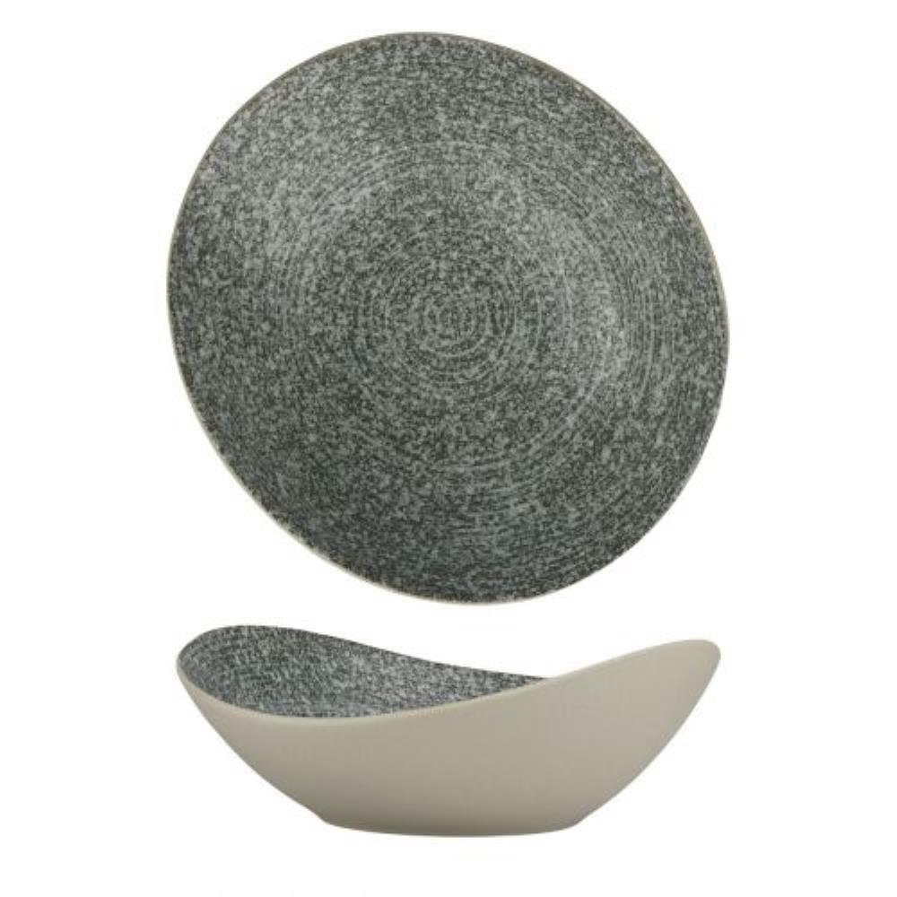 Glossy Stone Untouched Taiga Блюдо для подачи с покрытием 24,5*21,5*8 см, P.L. Proff Cuisine