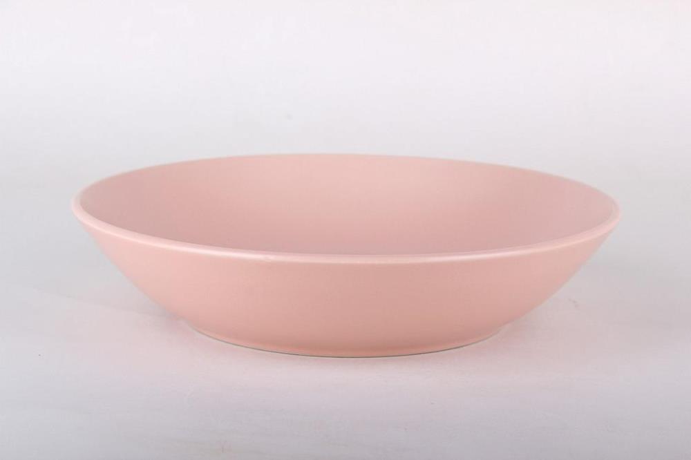 Color (light pink) Тарелка глубокая 20см/750мл  кратно 6