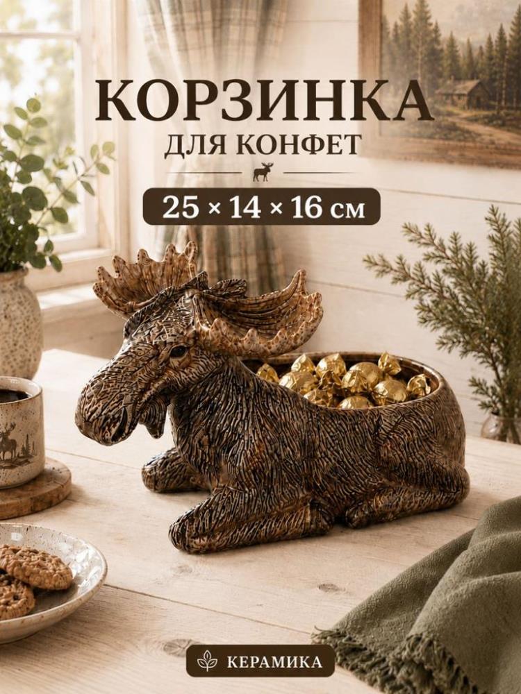 Конфетница 800 мл 25*14*16 см Конфетница 800 мл 25*14*16 см