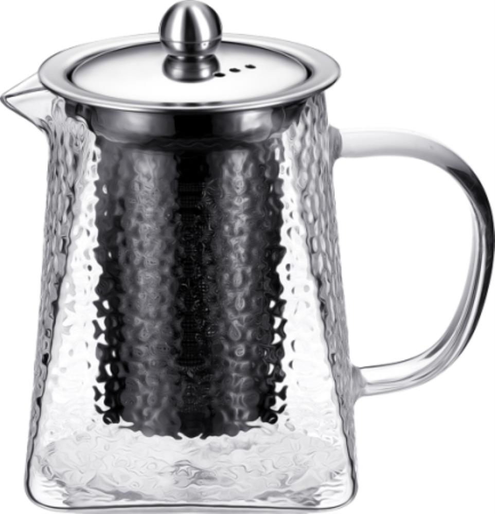 93-FR-TEA-13-750 Чайник заварочный стекляннаяянный 0,75 л с ситечком, Linea FRANCO боросиликатное стекло, нерж. сталь 93-FR-TEA-13-750 Чайник заварочный стекляннаяянный 0,75 л с ситечком, Linea FRANCO боросиликатное стекло, нерж. сталь