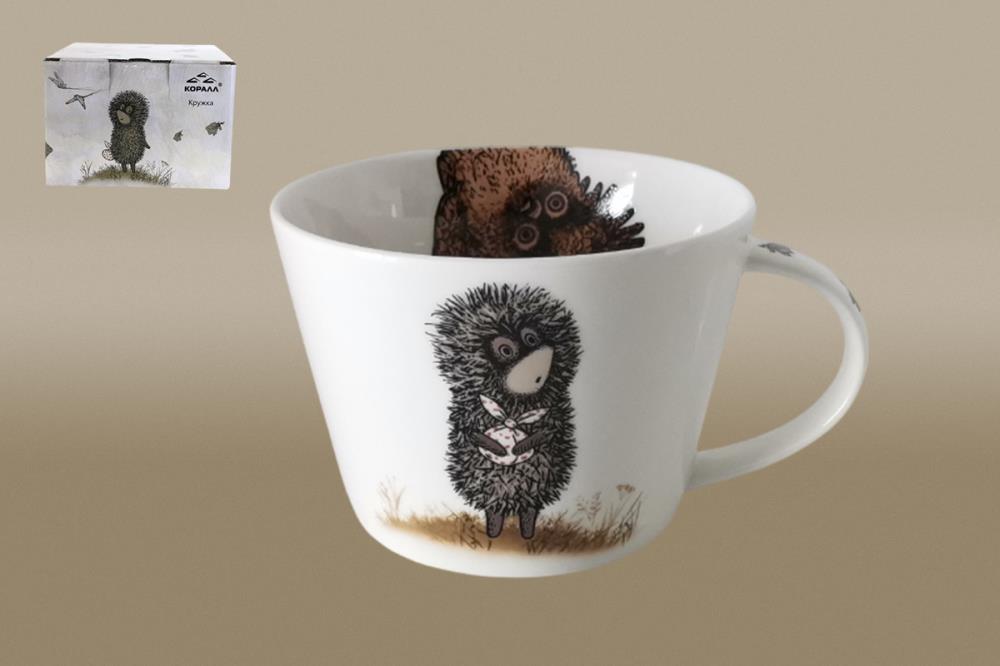 Ежик в тумане Кружка 500 мл. ф.мартин п/уп фарфор кратно 1