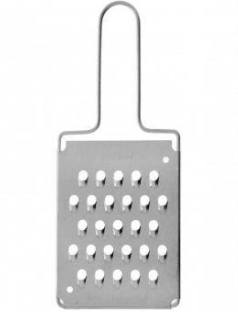 Терка Плоская овощная. Размер 8,5х20см, белая жесть, толщина 0,25