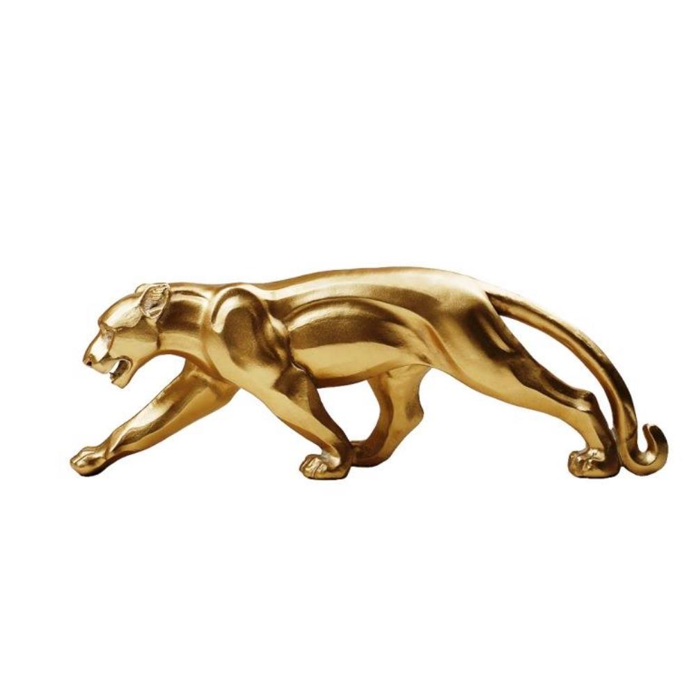 Пантера декоративная, Д355 Ш80 В150, золотой Пантера декоративная, Д355 Ш80 В150, золотой