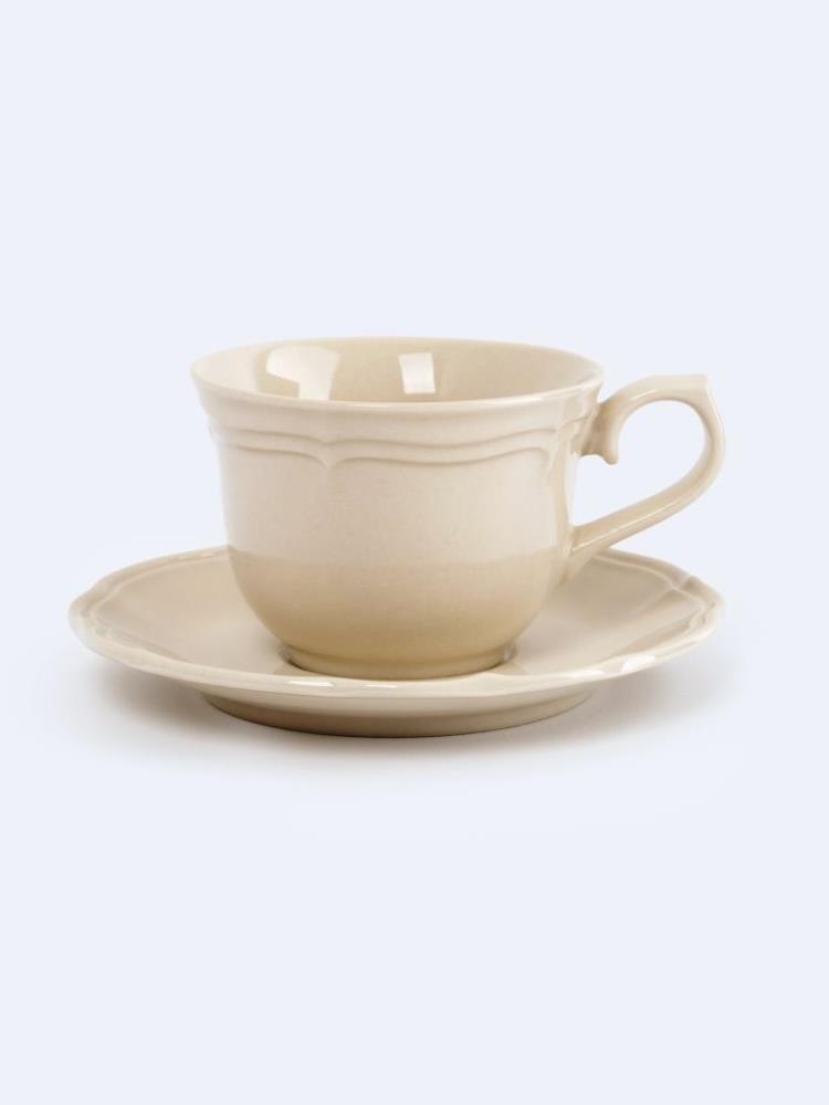 Пара чайная, 1 перс, 2 пр, 230 мл, фарфор P, молочная, Rustic