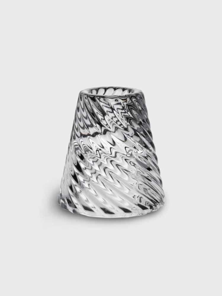 Подсвечник, 6 см, для тонкой свечи, стекло, Lyric