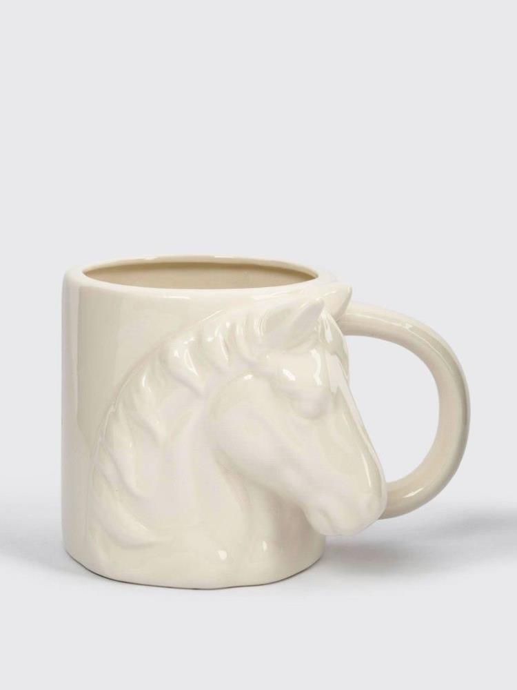 Кружка, 500 мл, фарфор P, белая, Конь, Horse