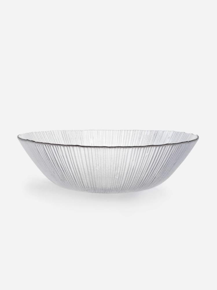 Салатник, 20х6 см,  мл, стекло, с золотистым кантом, Wengen