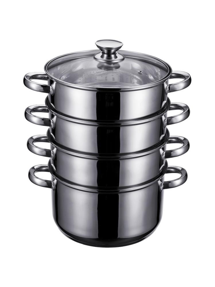 86-002 Мантоварка 28см, 9,4л, 3 яруса Linea CUMINO