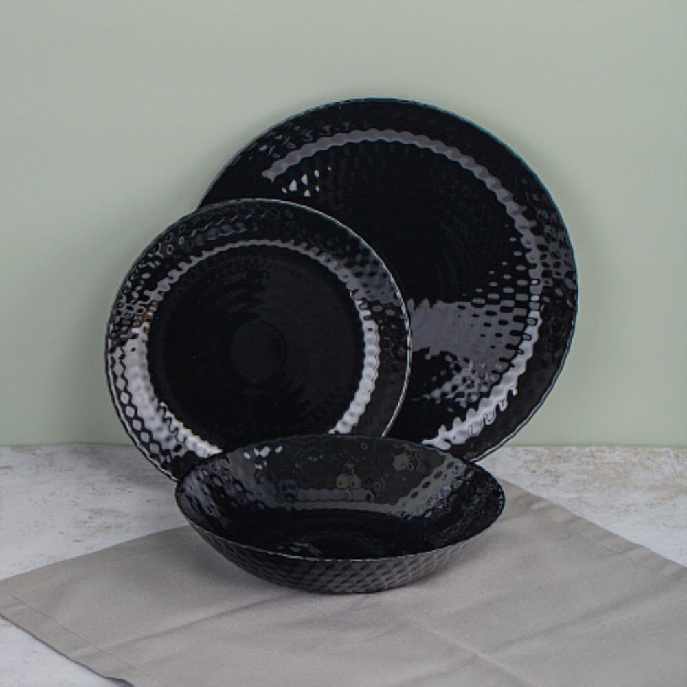 PAMPILLE BLACK Набор столовый 18 предметов кратно 1