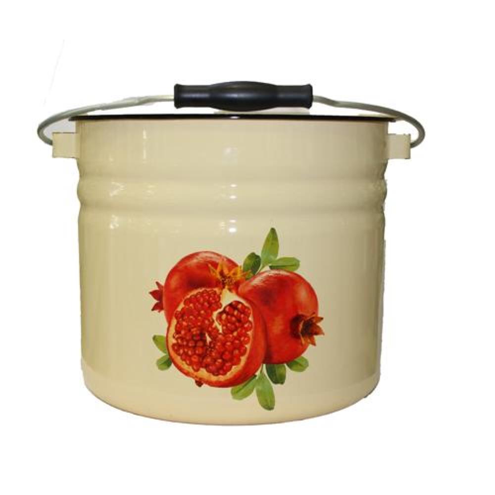 Ведро эмал цил 12л с/кр с рис  С1224.Ц, С1224.ЦП,С1224.ц*59 /СИБИРСКИЕ ТОВАРЫ код 60064944