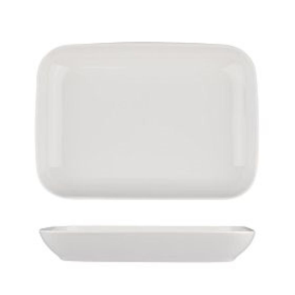 Fine Plus Блюдо прямоугольное 18*25см, h=3.5 см, фарфор 