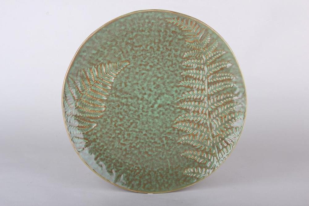 Fern deco Тарелка обеденная 27см  фарфор кратно 2