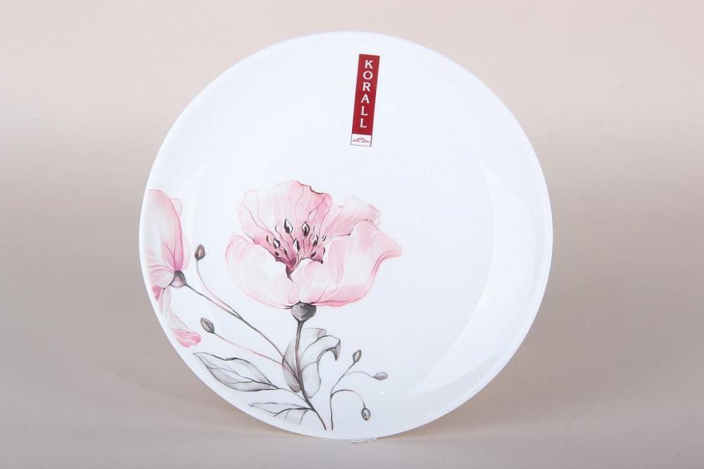 Amore Тарелка плоская 24см  стеклокерамика кратно 4