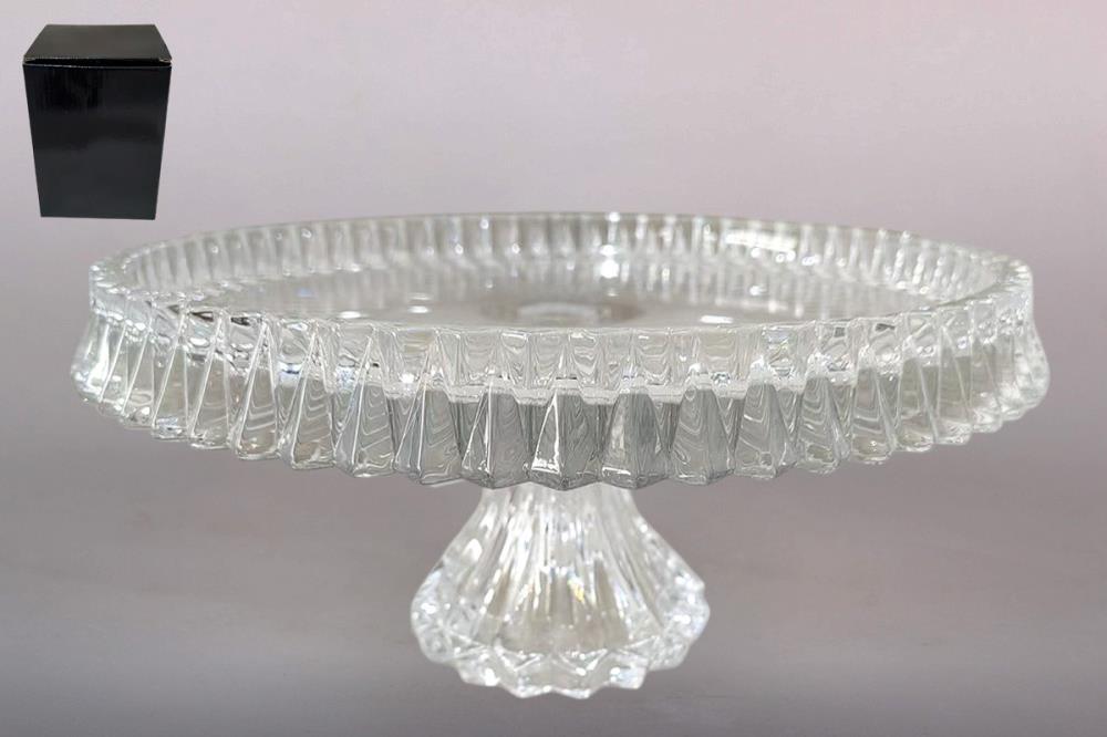 Блюдо сервировочное 28х11.5см  стекло кратно 1