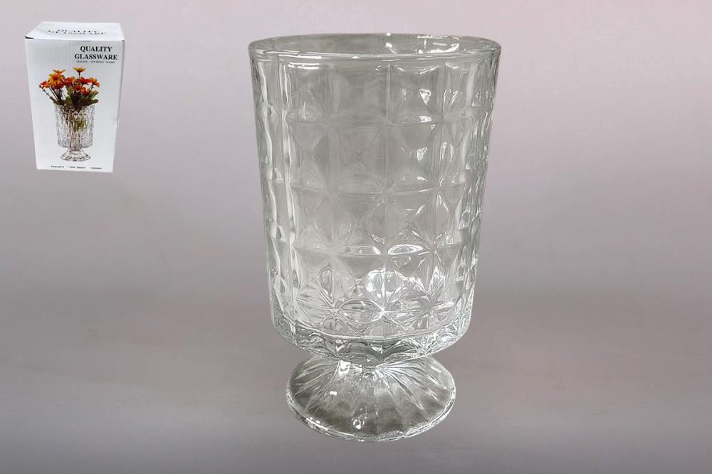 Ваза для цветов 11х18см  стекло кратно 1