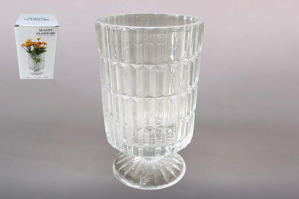 Ваза для цветов 11х18см  стекло кратно 1