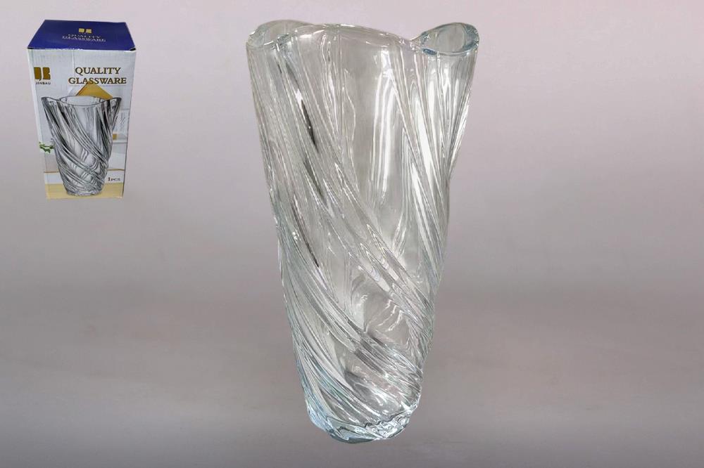 Ваза для цветов 14х29.5см  стекло кратно 1