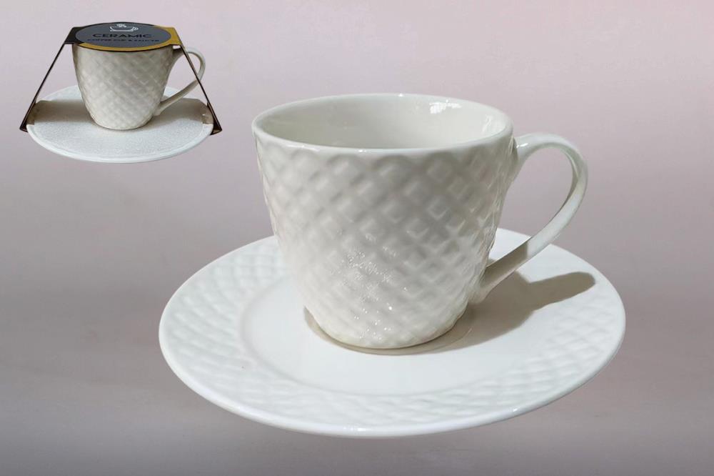 Пара чайная 240мл  фарфор кратно 36