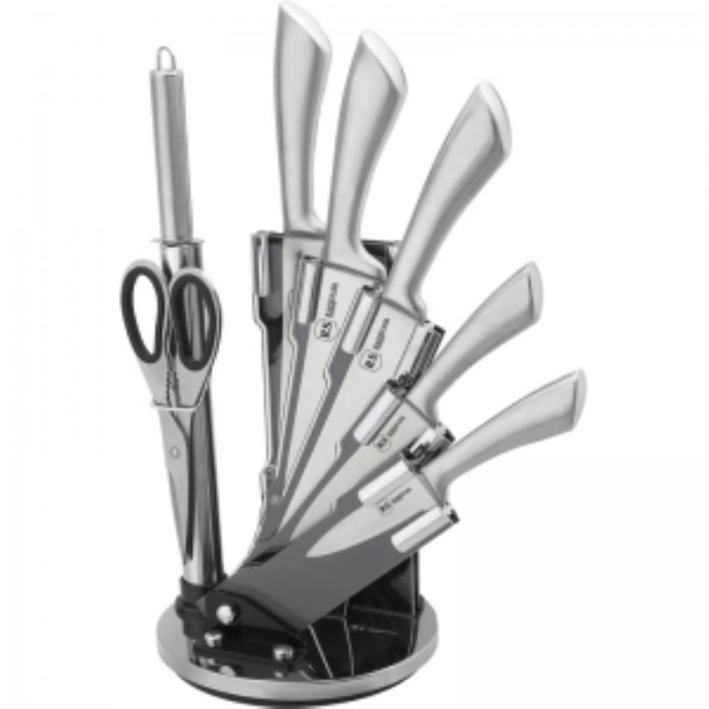 Набор ножей из нержавеющей стали на подставке RS\KN 8000-08 /8пр. (х6)