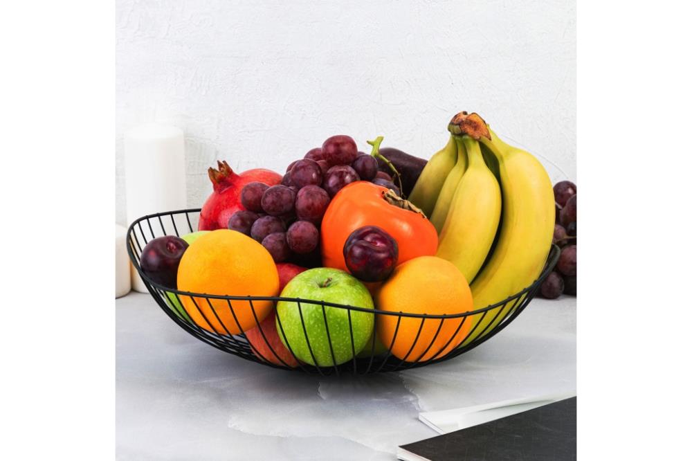 Корзина для фруктов 35,5*35,5*12 см с волнистым краем