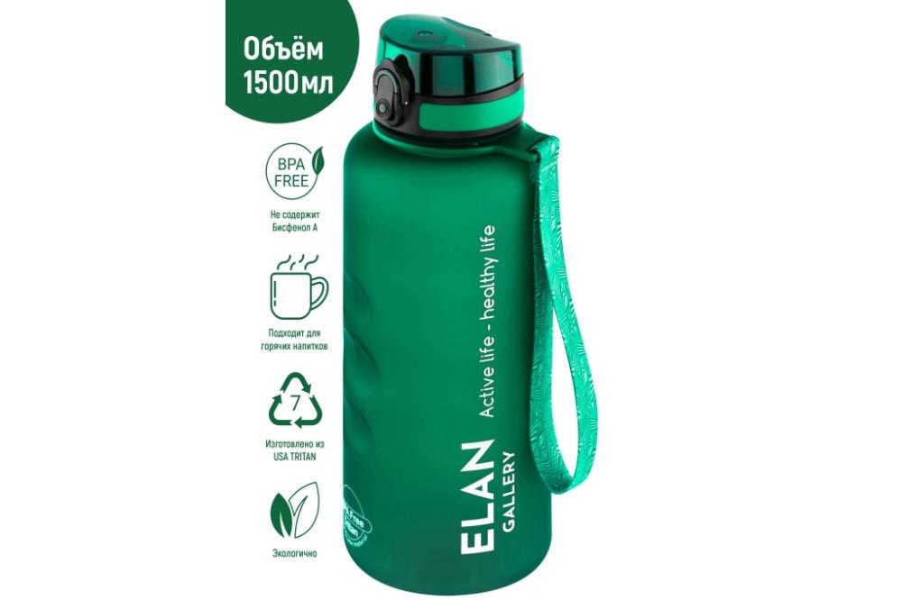 Бутылка для воды 1,5 л 10*10*28,5 см 