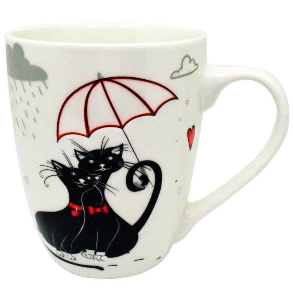 Кружка фарф 340мл тюльпан Cat 3 ТМ Rainbow