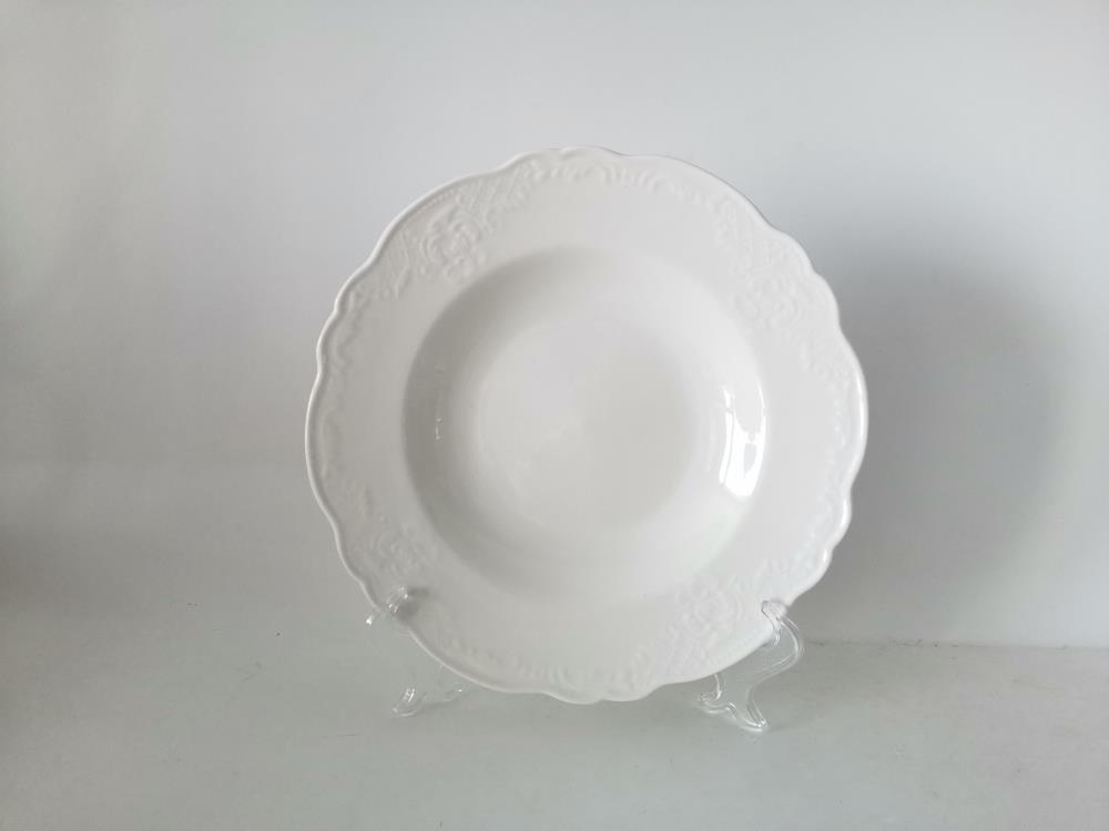 Вензель Тарелка глубокая 22см/200мл  фарфор кратно 6