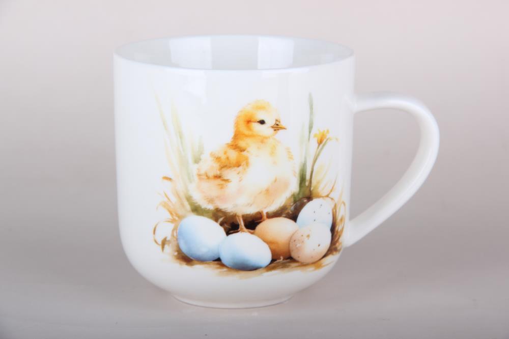 Пасха Кружка 450мл.  фарфор кратно 6