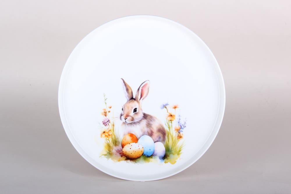 Пасха Тарелка обеденная 26см в п/у  фарфор кратно 1