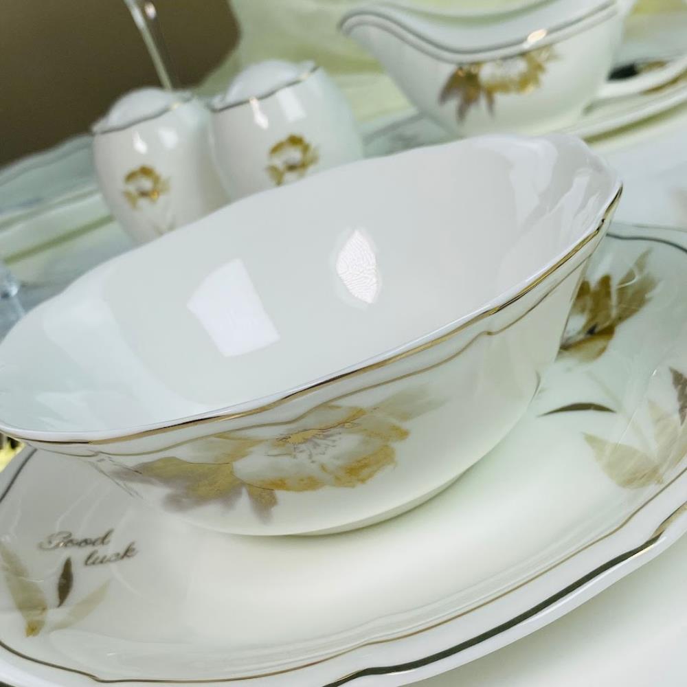 145-660 Салатник 15см КАМИЛЛА в под.уп.(х30)Костяной фарфор