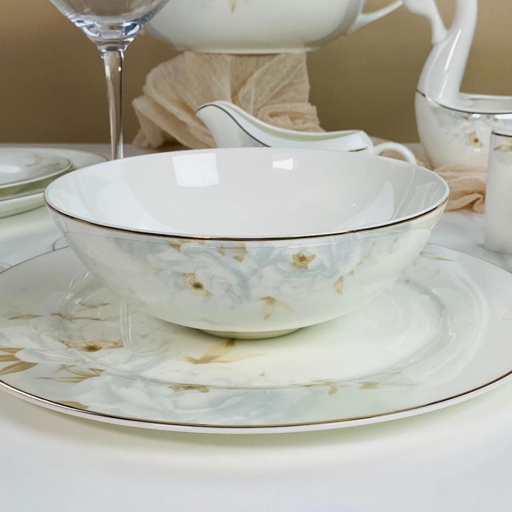 145-694 Салатник 18см ЛИЛИАН в под.уп.(х24)Костяной фарфор 145-694 Салатник 18см ЛИЛИАН в под.уп.(х24)Костяной фарфор