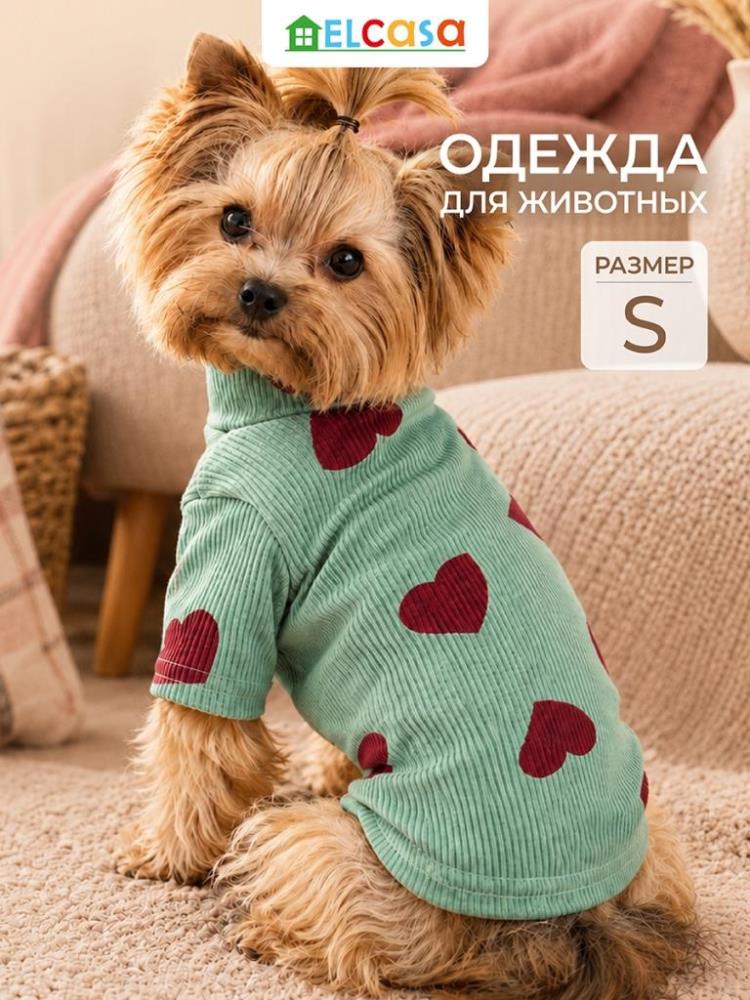 Одежда для животных-водолазка S, зеленый