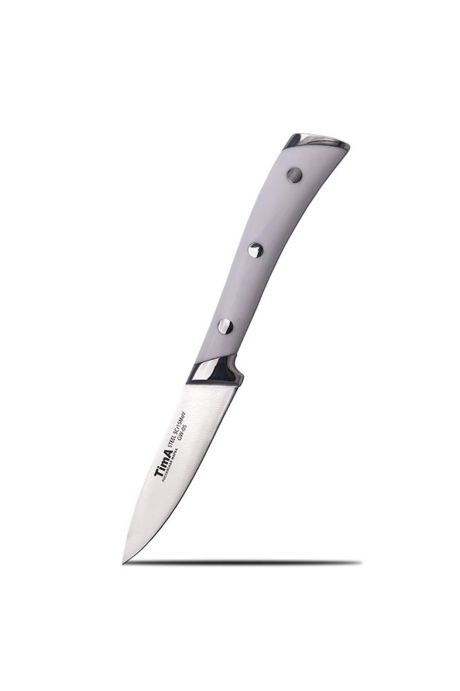 Нож для чистки овощей TimA серия GeoWhite, 89мм