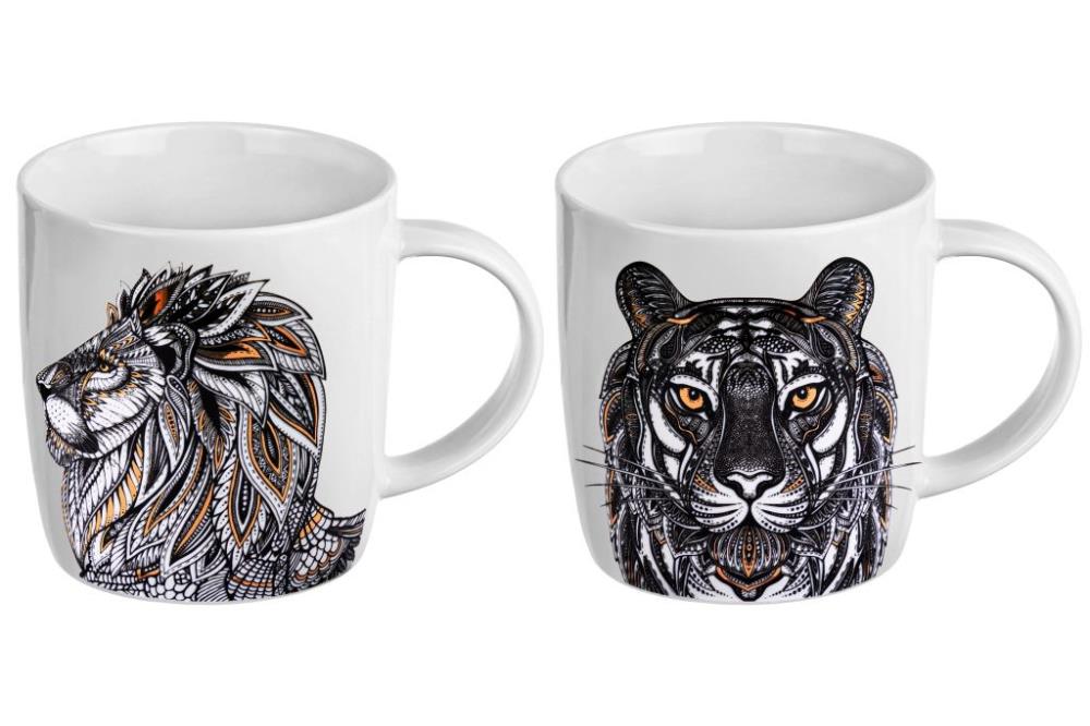 Набор 2 кружек 380 мл 12,5*9*9,3 см Набор 2 кружек 380 мл 12,5*9*9,3 см