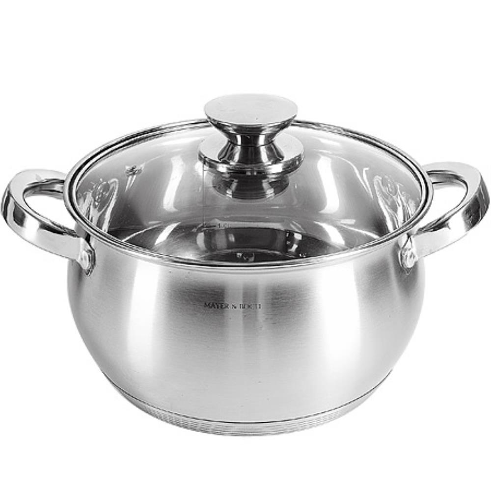 30992-2 Кастрюля 2л нерж/ст с крышкой (х1)