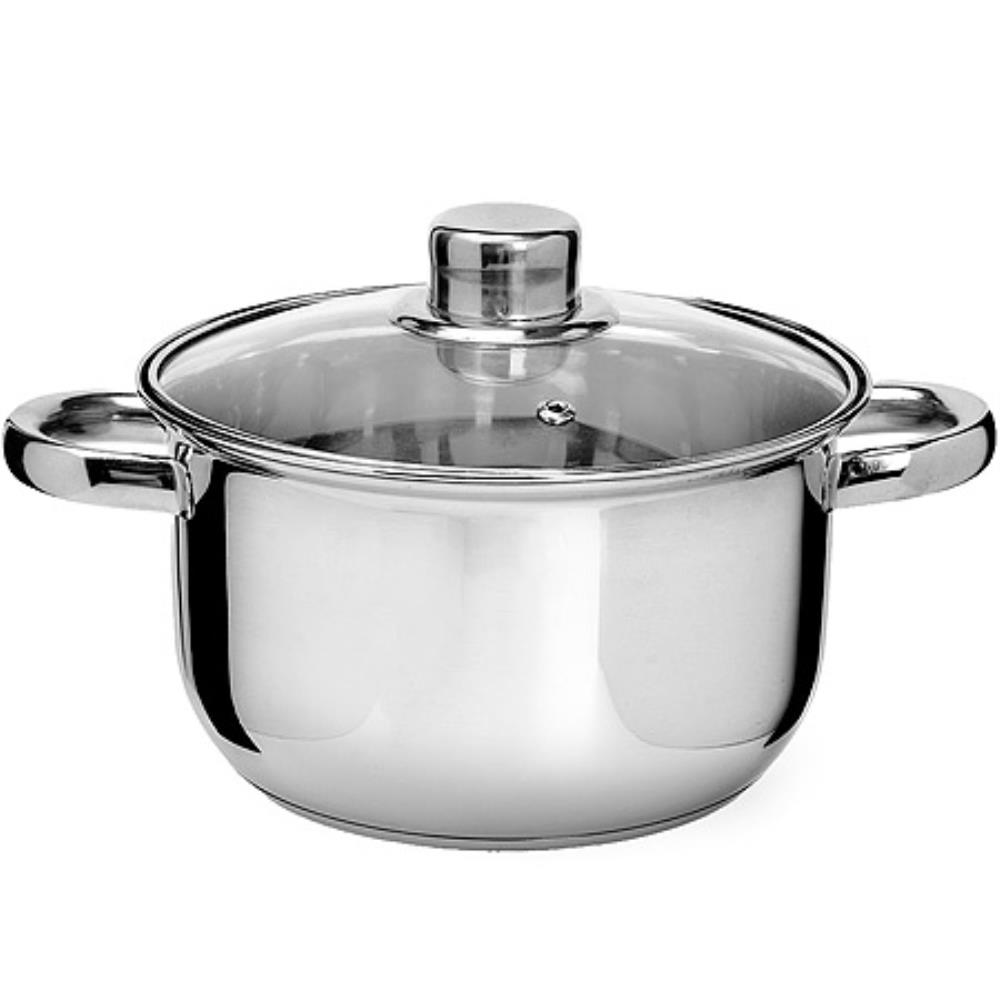 25755-2,9 Кастрюля 2,9л нерж/ст с крышкой (х1)