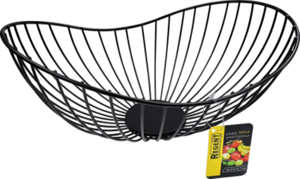 93-TR-01-26 Фруктовница 30х21х12.7 см, Linea TRINA крашеный стальной пруток