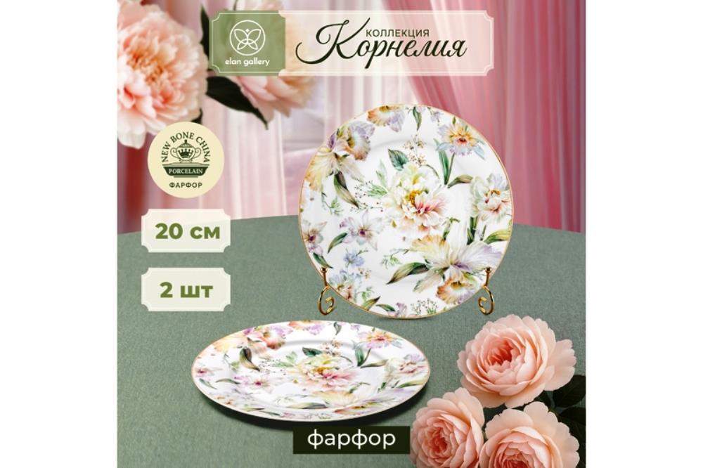 Набор тарелок для закуски 2 пр. 20,5*20,5*1,5 см 