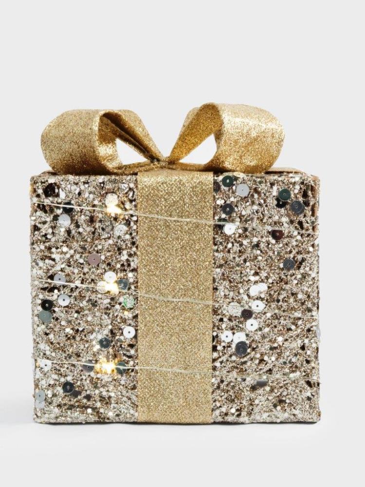 Статуэтка с подсветкой, 15 см, полиэстер/металл, шампань, Подарок, Celebration