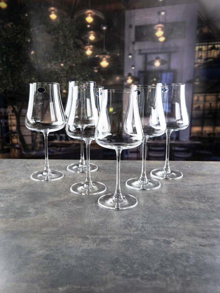 Crystalite Bohemia IDUNA Набор бокалов для вина 650 мл (6 шт)